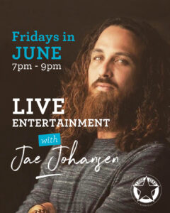 Jae Johansen Friday's June Entertainment at the lone star