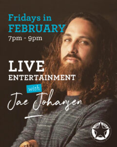 Live music at the Lone Star in February with Jae Johnsen