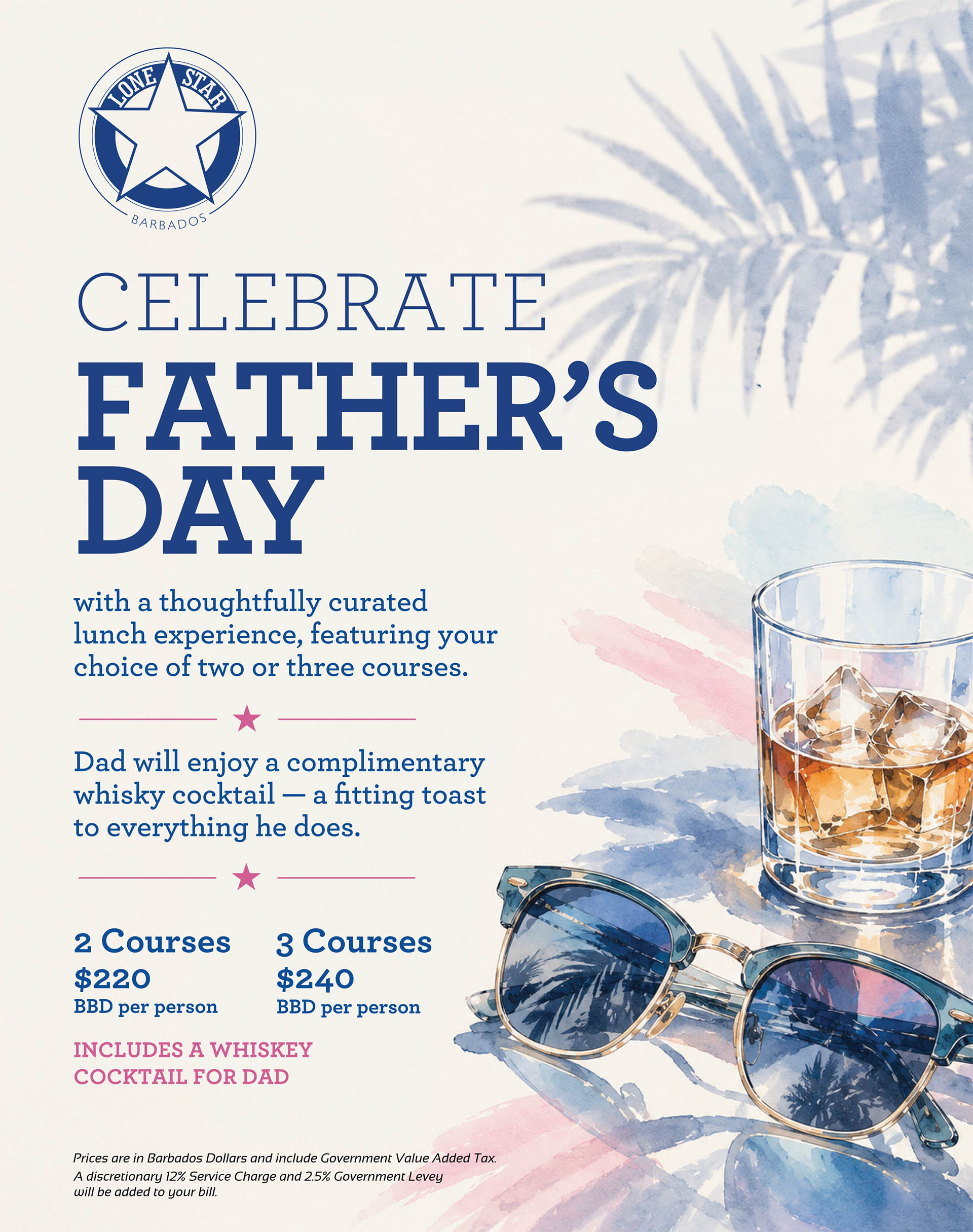 Father's Day lunch at the Lone Star Restaurant